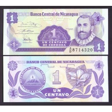 Никарагуа 1 центаво 1991г.